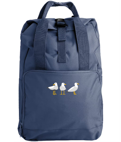 Seagull Embroidered Backpack