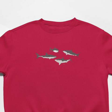 Shark Embroidered Sweatshirt