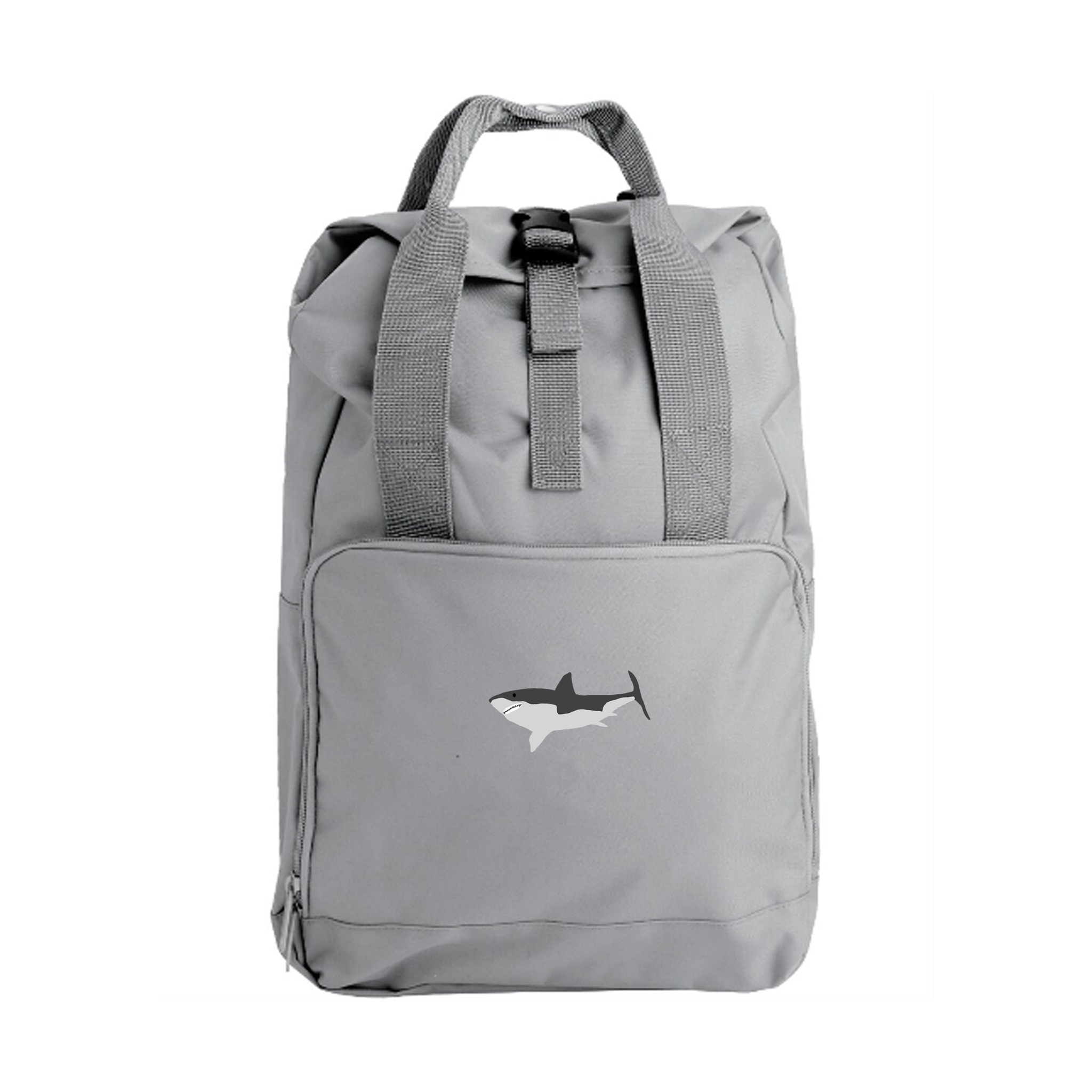 Shark Embroidered Backpack