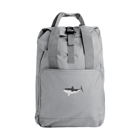 Shark Embroidered Backpack