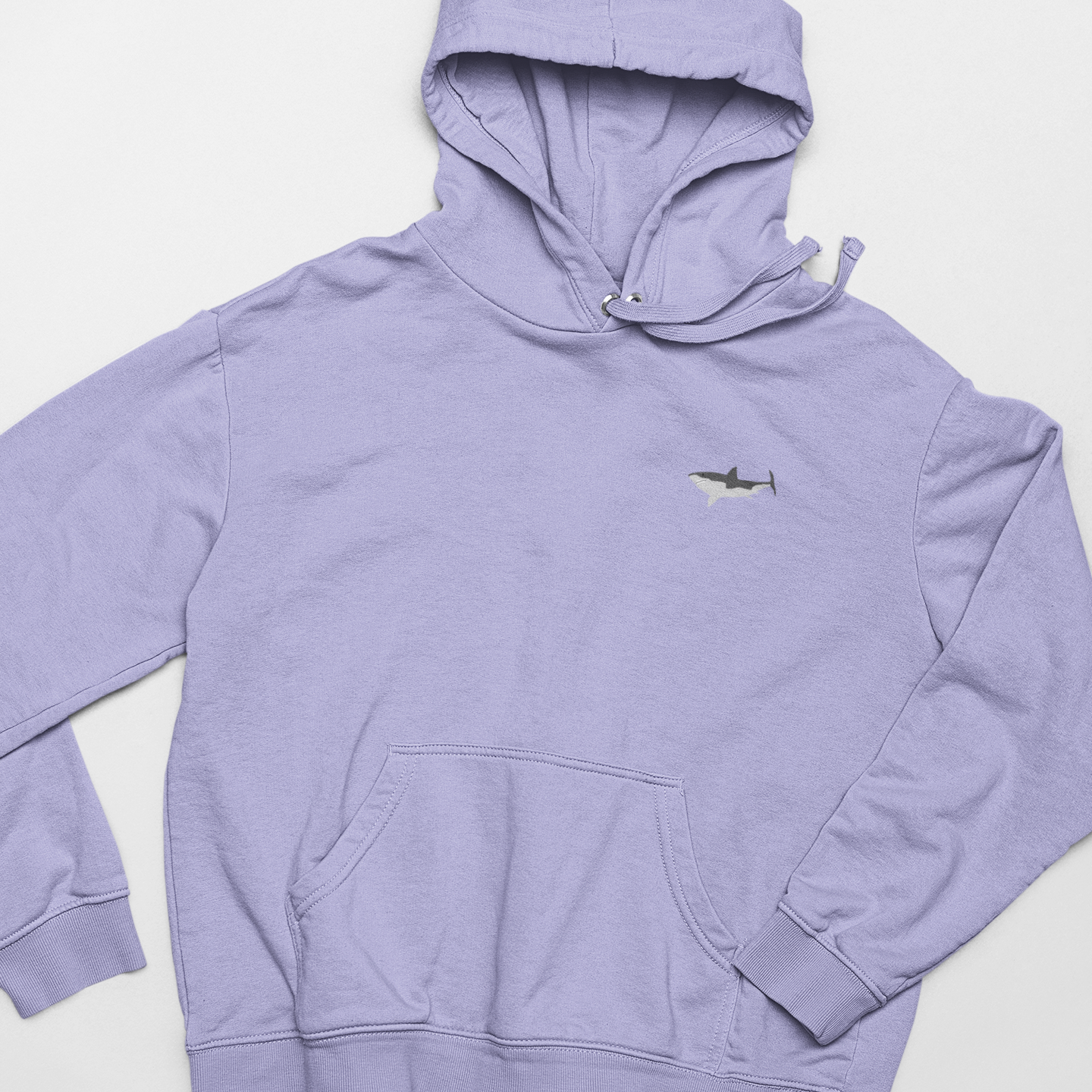 Shark Hoodie, Embroidered Shark Hoodie