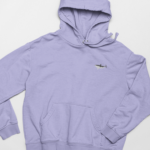 Shark Hoodie, Embroidered Shark Hoodie