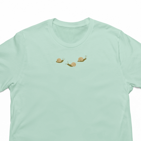 Snail Embroidered Tshirt