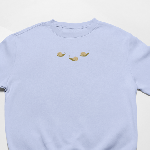 Snail Embroidered Sweatshirt