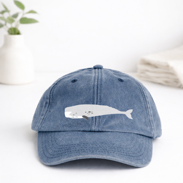 Sperm Whale Cap Embroidered, Sperm Whale Hat