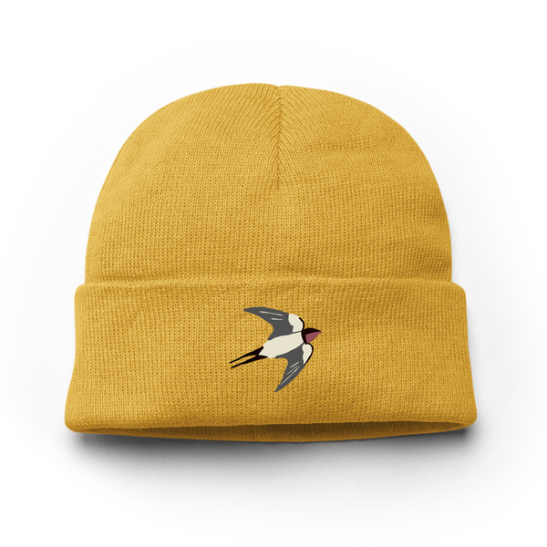 Swallow Bird Beanie Hat, Swallow British Bird Beanie