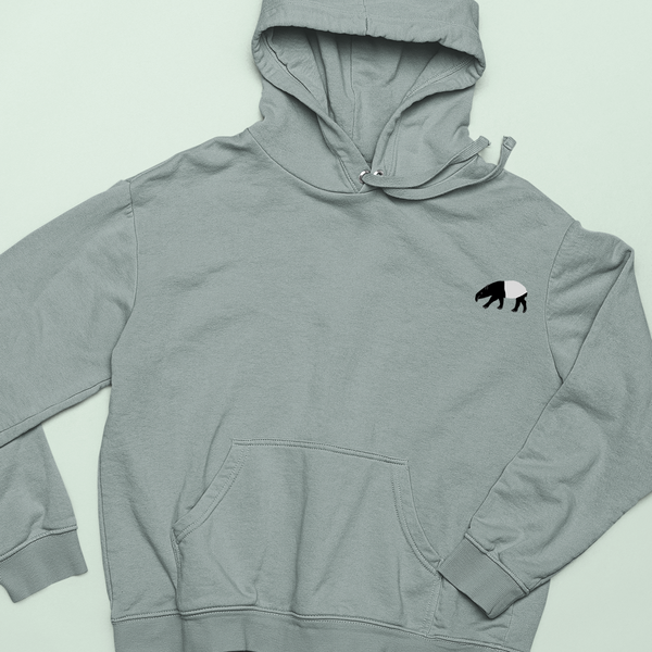 Tapir Hoodie, Embroidered Tapir Hoodie