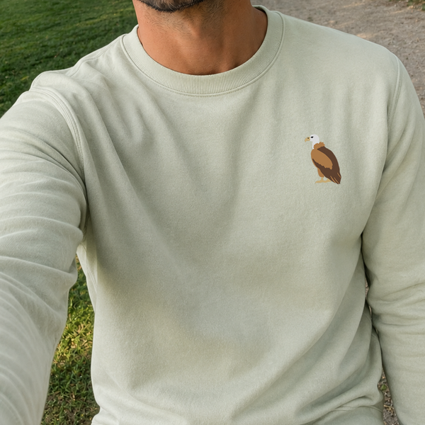 Vulture Jumper, Bird of Prey Sweatshirt, Vultures Embroidered by Wonderful World. 