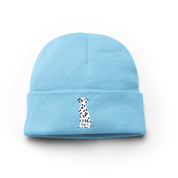 Dalmatian Beanie Hat, Embroidered Dalmatian Beanie Hats