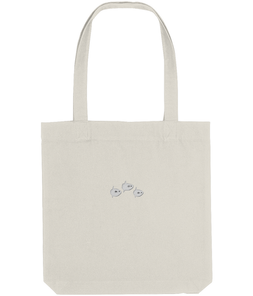 Ocean Sunfish Embroidered Tote Bag