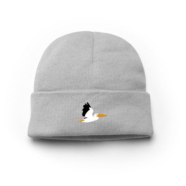 Pelican Beanie, Embroidered Pelican Hat