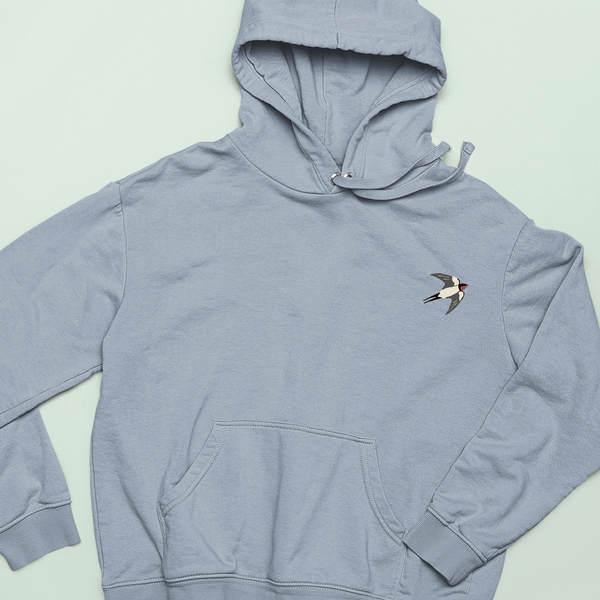 Swallow Hoodie, Embroidered Swallow Hoodies
