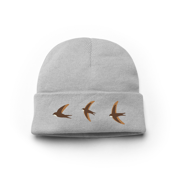 Swift Beanie Hat, British Bird Gift, Birds Beanies