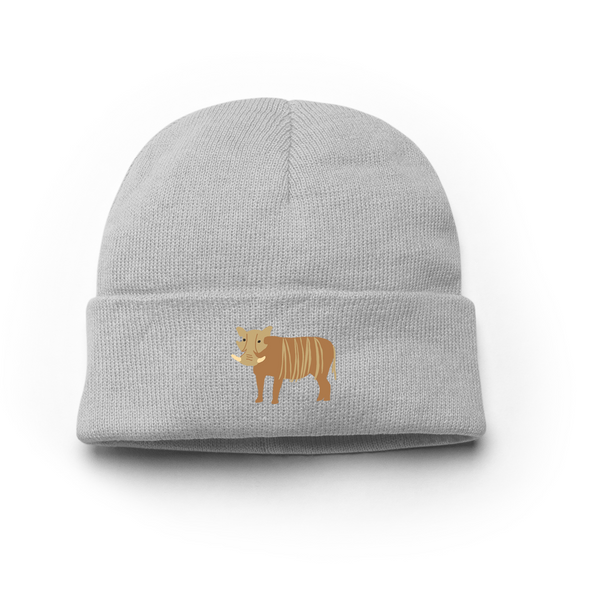 Warthog Embroidered Beanie Hat, Warthog Beanie Hats
