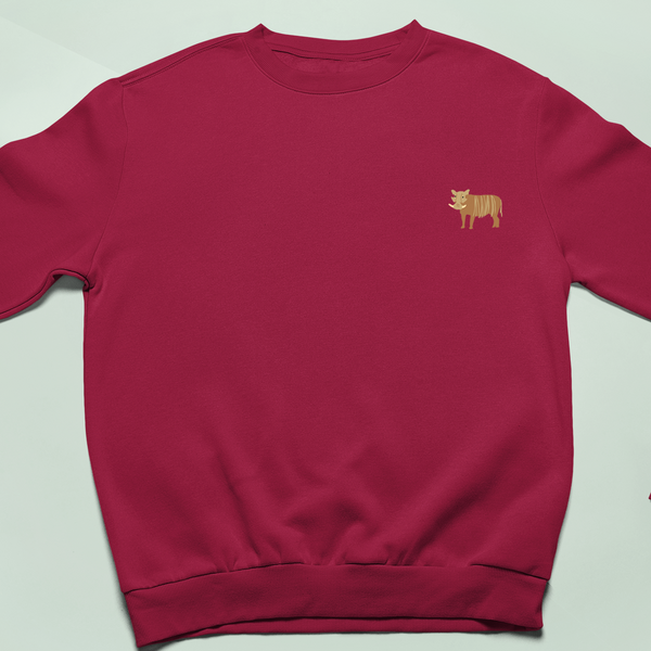 Warthog Jumper, Embroidered Warthog Sweatshirt
