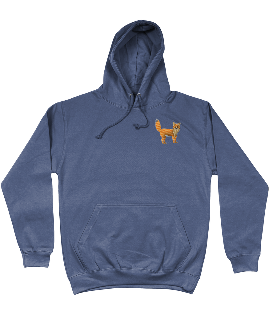 Embroidered Fox Hoodie