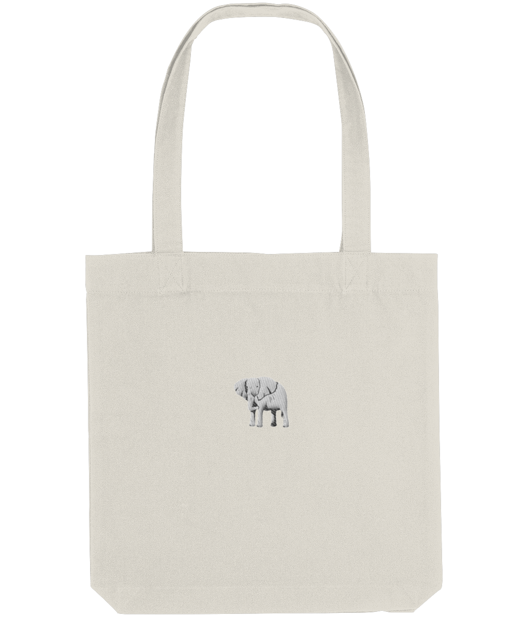 Elephant Embroidered Tote bag