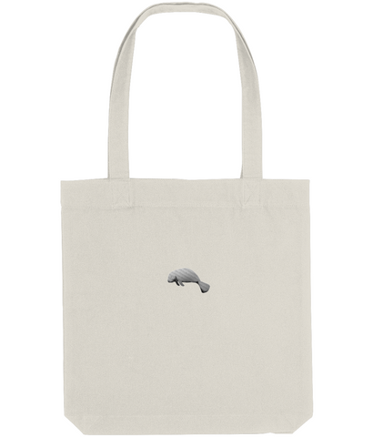 Manatee Embroidered Tote bag