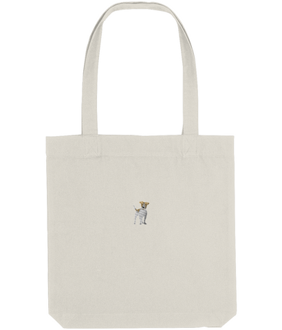 Jack Russell Embroidered Tote bag