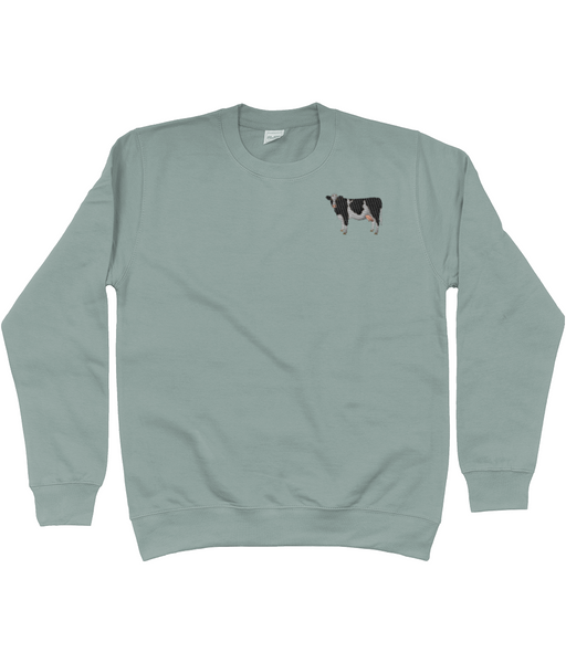 Cow Embroidered Jumper