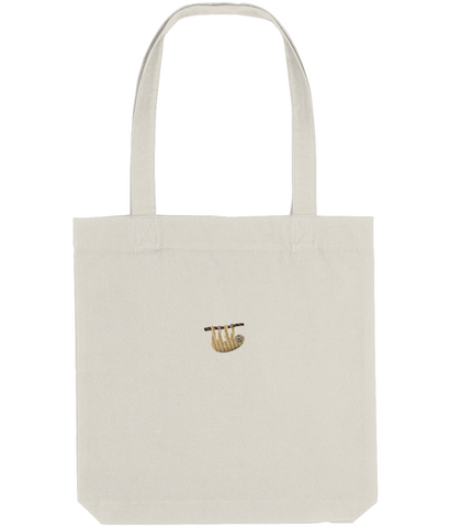 Sloth Embroidered Tote Bag