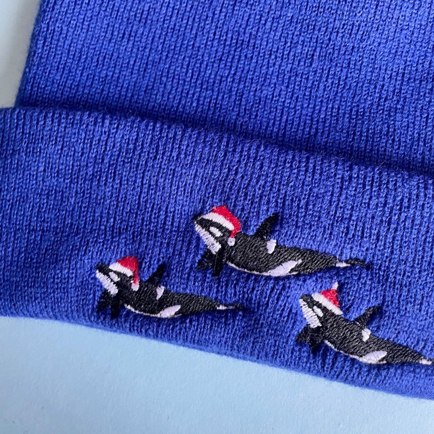 Christmas Orca Beanie Hat