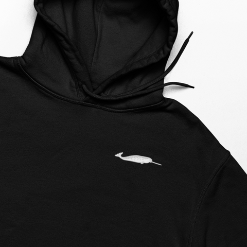 Embroidered Narwhal Hoodie