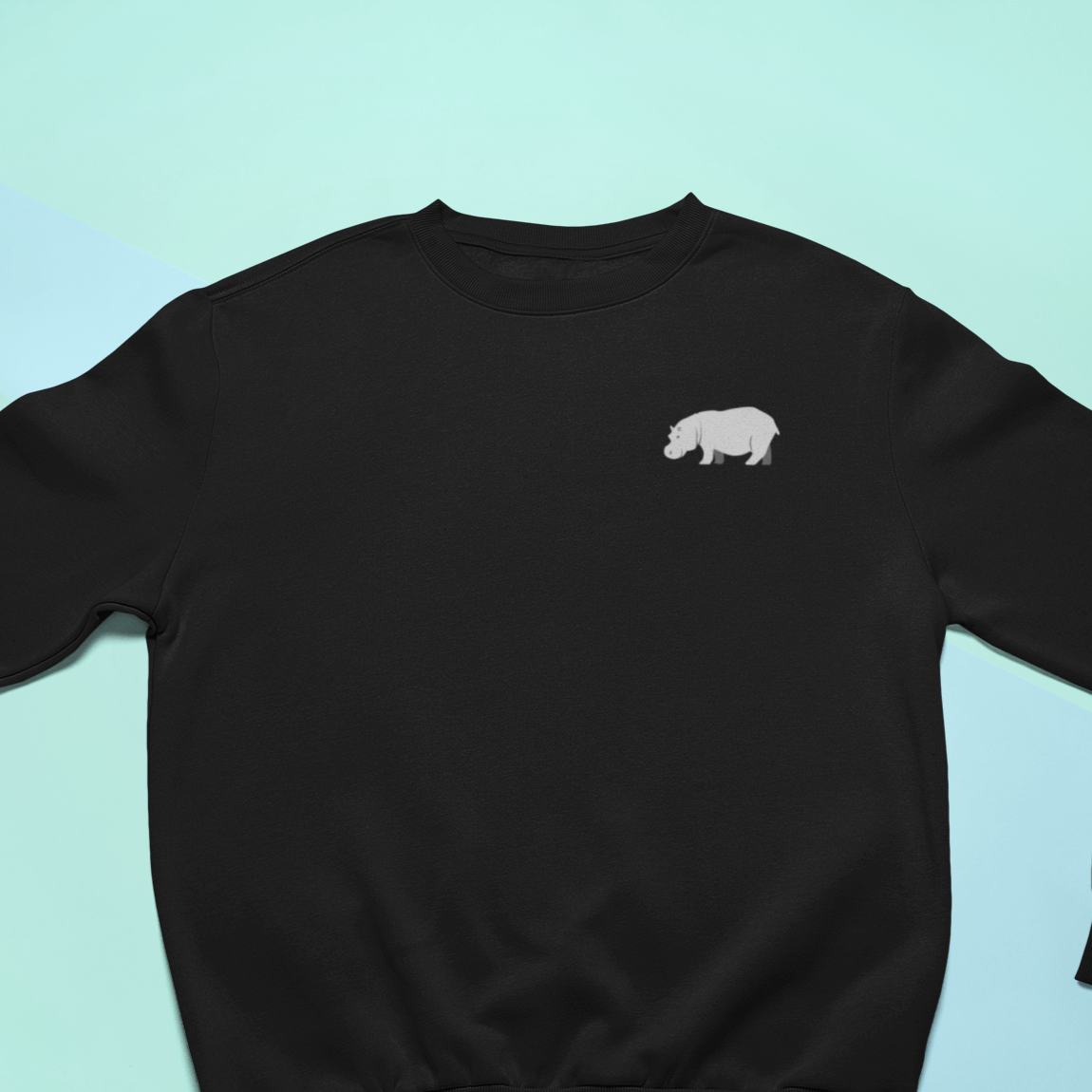 Hippo Embroidered Sweatshirt