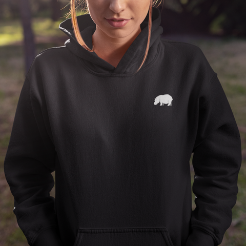 Hippo Embroidered Hoodie