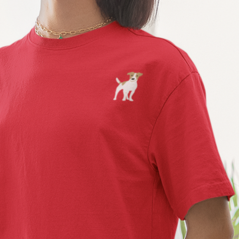 Jack Russell Embroidered Tshirt