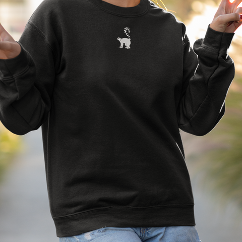 Lemur Embroidered Jumper by Wonderful World