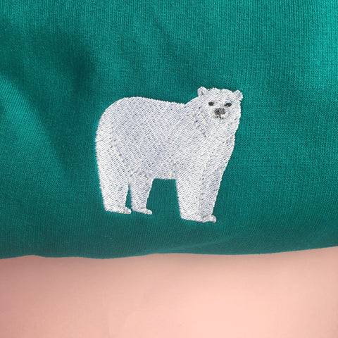 Polar Bear Jumper Embroidered