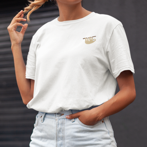 Sloth Embroidered Tshirt