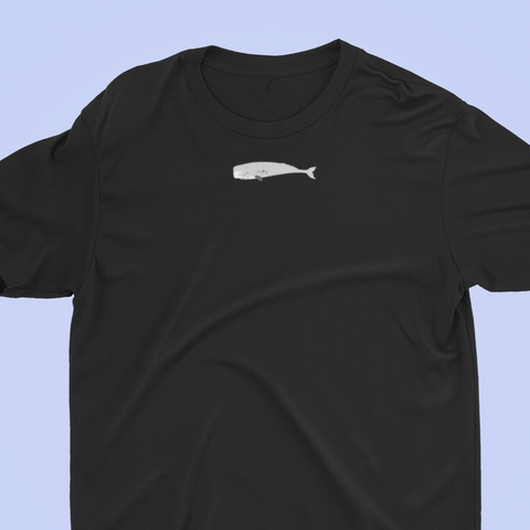 Sperm Whale Embroidered Tshirt