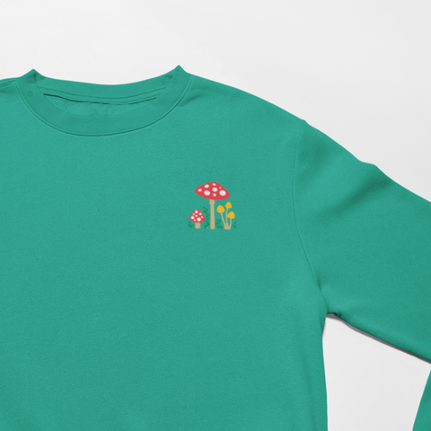 Toadstool Embroidered Sweatshirt