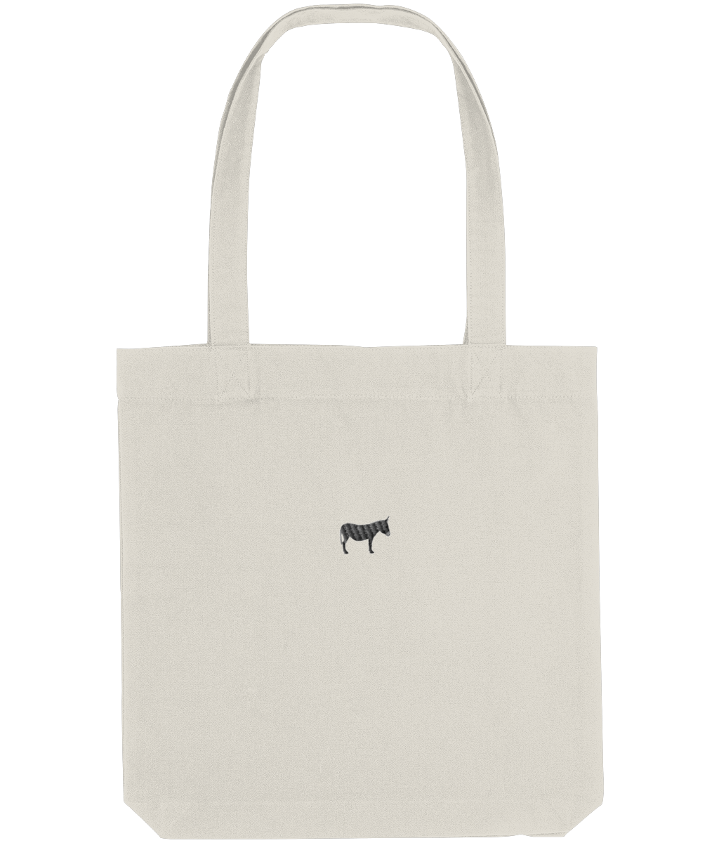 Donkey Embroidered Tote Bag