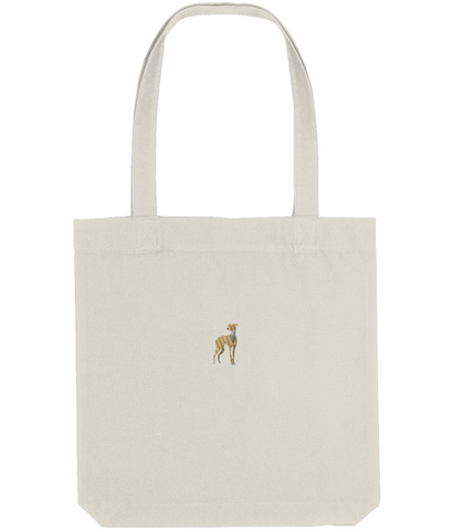 Whippet Embroidered Tote Bag